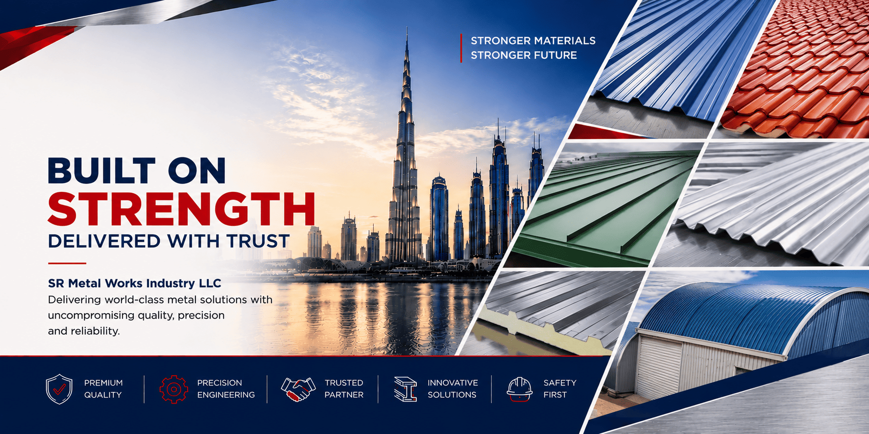 SR Metal Ajman Homepage Banner