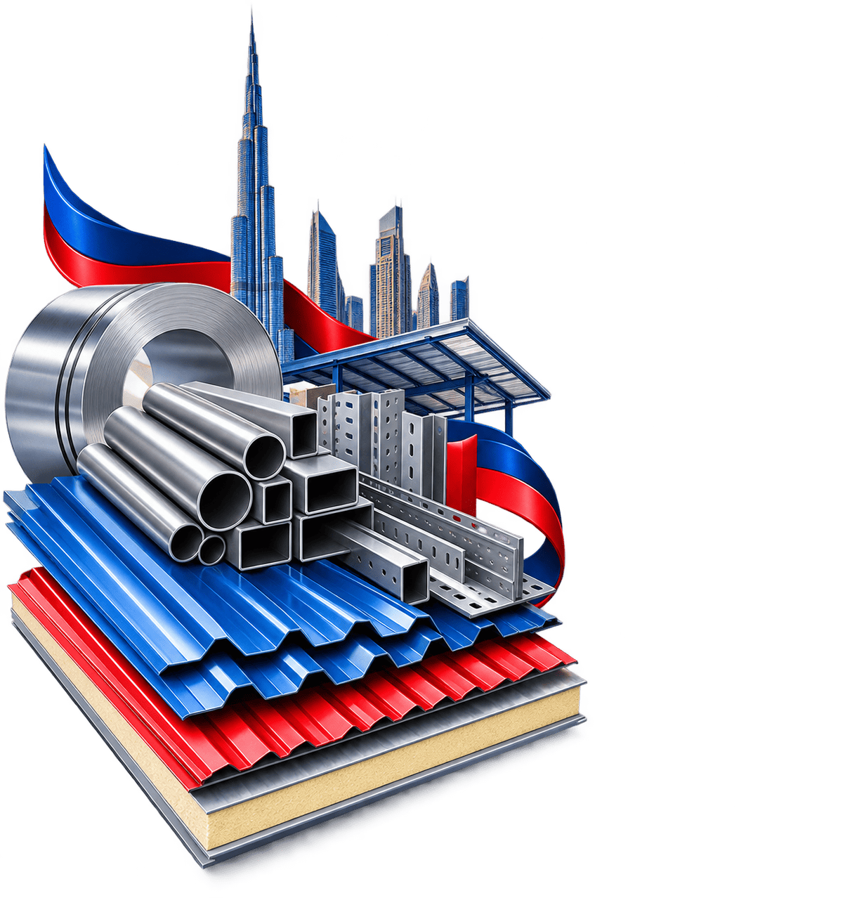 SR Metal Works Industry LLC steel roofing and metal products in UAE